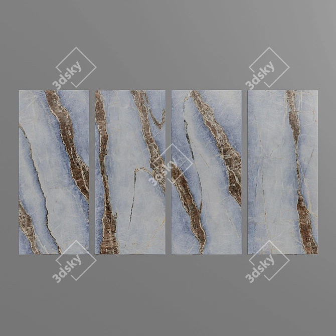 Large Format Ceramic Tile 40mm 3D model image 3