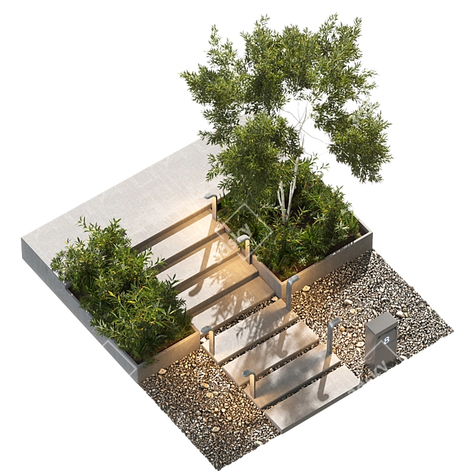 Title: Urban Oasis Rendering Vision 3D model image 3