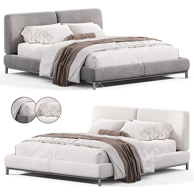 Margot Bed 2015 Edition Home 3D model image 1