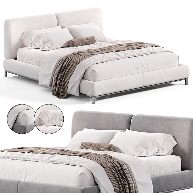 Margot Bed 2015 Edition Home 3D model image 2