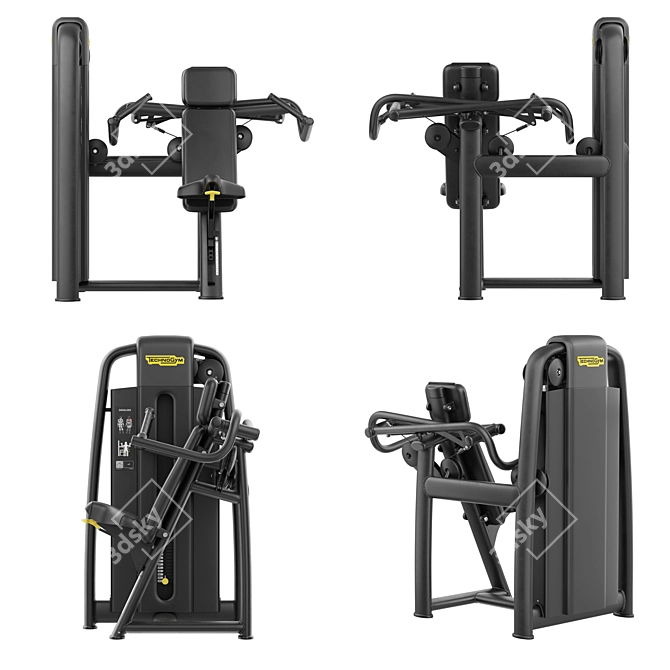 Technogym Shoulder 700 Render Textures 3D model image 3