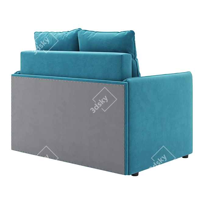 Solo Sofa, Compact Size, Stylish 3D model image 6