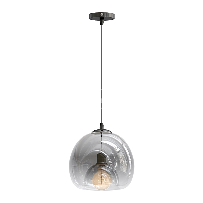 Sleek Focus Pendant Lamp 3D model image 2