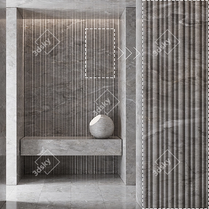 High Detail Marble Stone Texture 3D model image 2