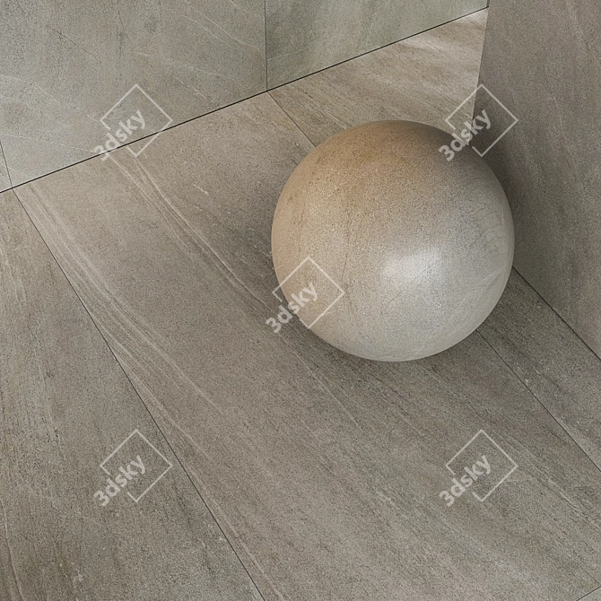 Large Format Ceramic Tile 2600x1200mm 3D model image 2