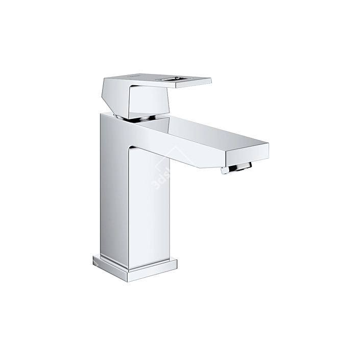 Grohe Eurocube Mixer Set 3D model image 4