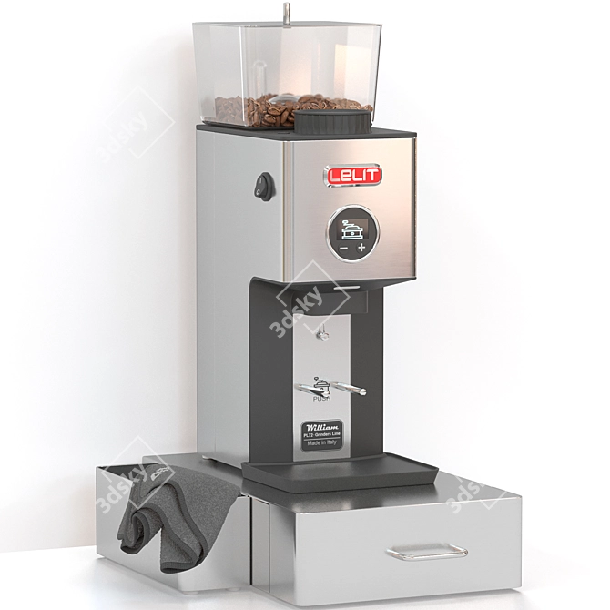 Premium Home Coffee Equipment Set 3D model image 4