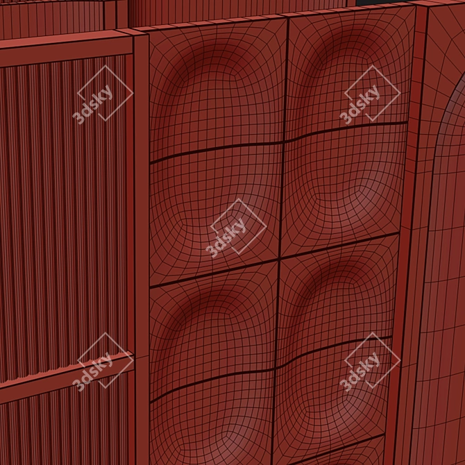 Decorative Wall Panels 1 3D model image 6