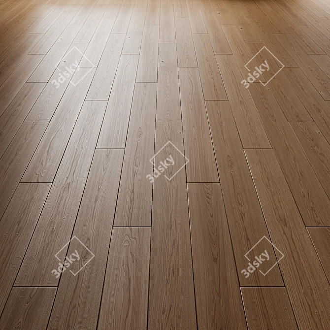 Exquisite Bauwerk Parquet Board 3D model image 5