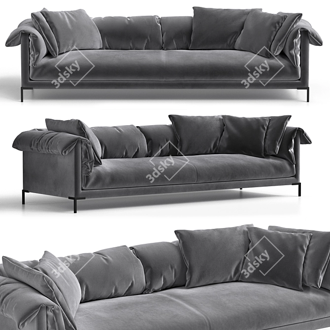 Modern Sofa by Stefano Spessotto 3D model image 3