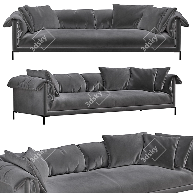 Modern Sofa by Stefano Spessotto 3D model image 8