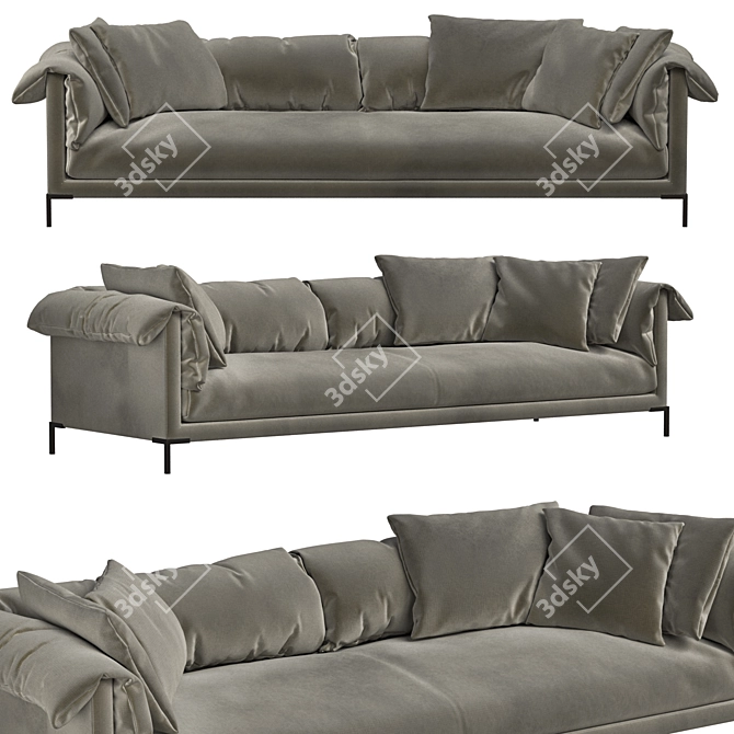 Modern Sofa by Stefano Spessotto 3D model image 9