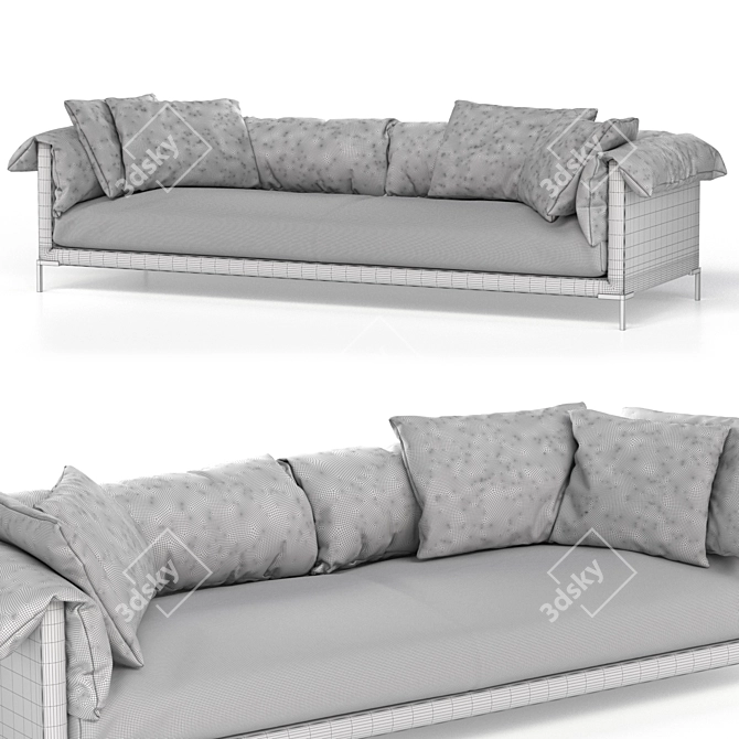 Modern Sofa by Stefano Spessotto 3D model image 11