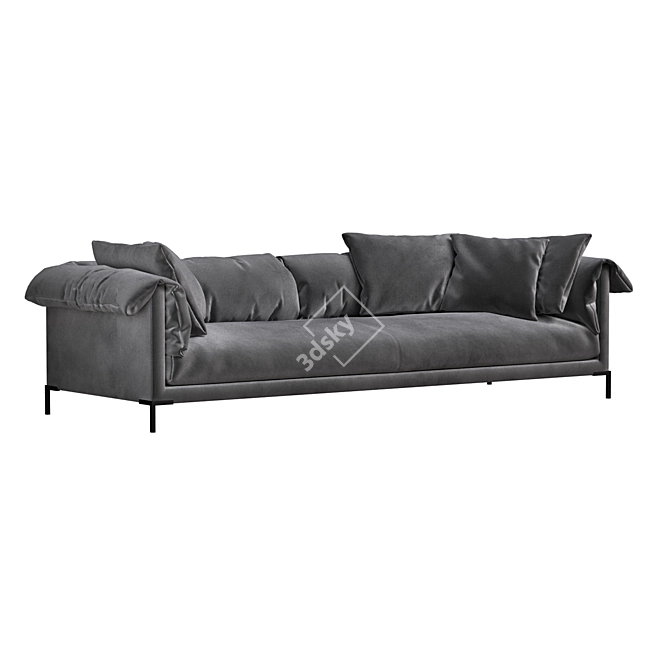 Modern Sofa by Stefano Spessotto 3D model image 12