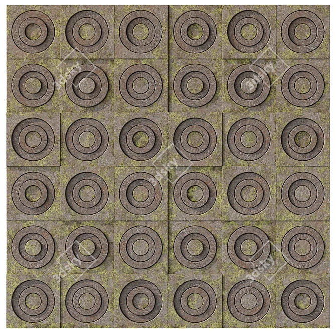 Ethnic Style Wall Panel 3D model image 3