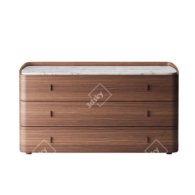 Luo Sideboard - Elegant Storage Solution 3D model image 2