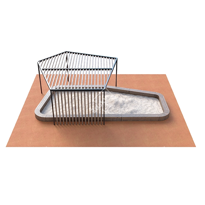 Perforated Canopy Sandbox Model 3D model image 2