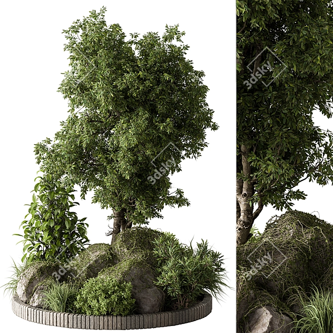 Greenery Collection Outdoor Plants 3D model image 1