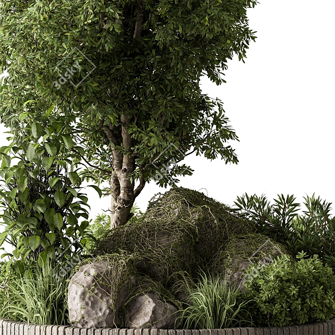 Greenery Collection Outdoor Plants 3D model image 4