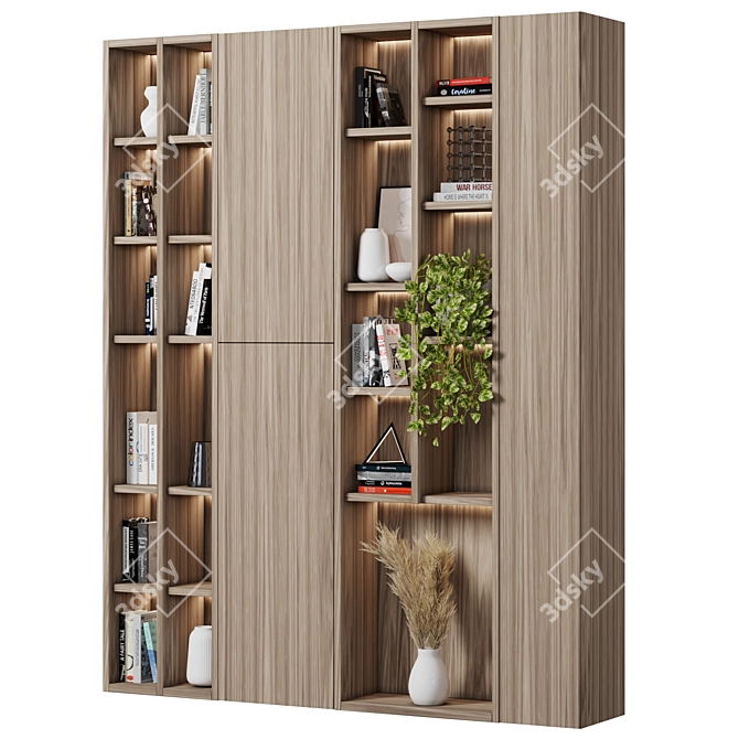 Modular High-Quality Storage Shelving 3D model image 3