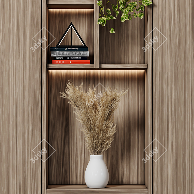 Modular High-Quality Storage Shelving 3D model image 4