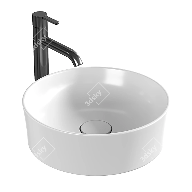 BOCCHI Vessel Sink Collection 3D model image 2