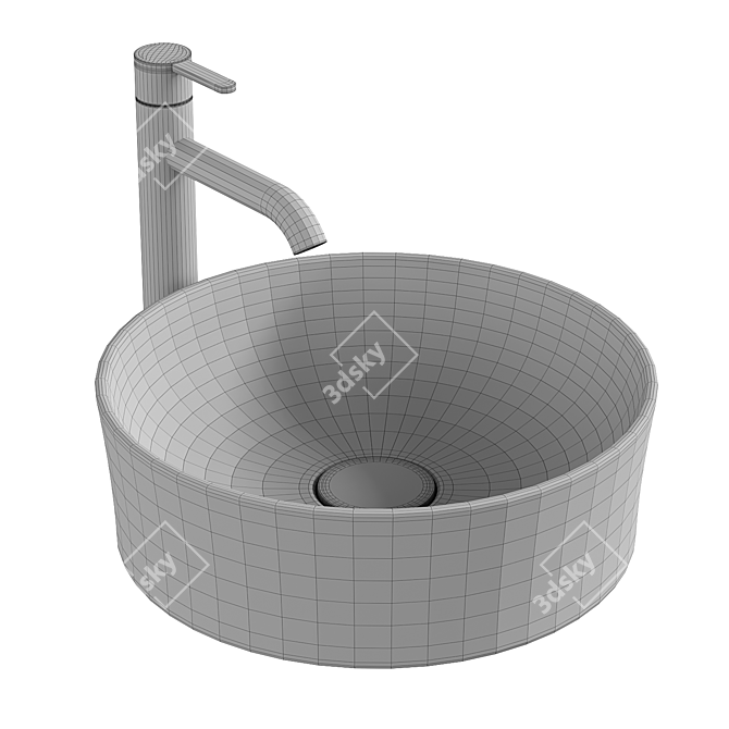 BOCCHI Vessel Sink Collection 3D model image 3