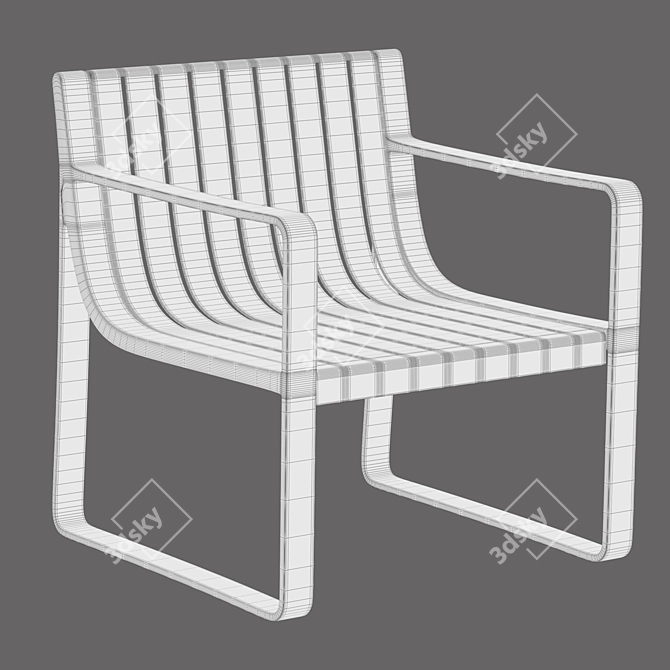 Vidut Chair - Recycled Plastic 3D model image 7