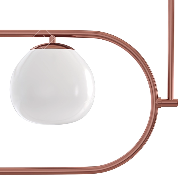 Erich 3-Light Pendant Lamp Kit 3D model image 3