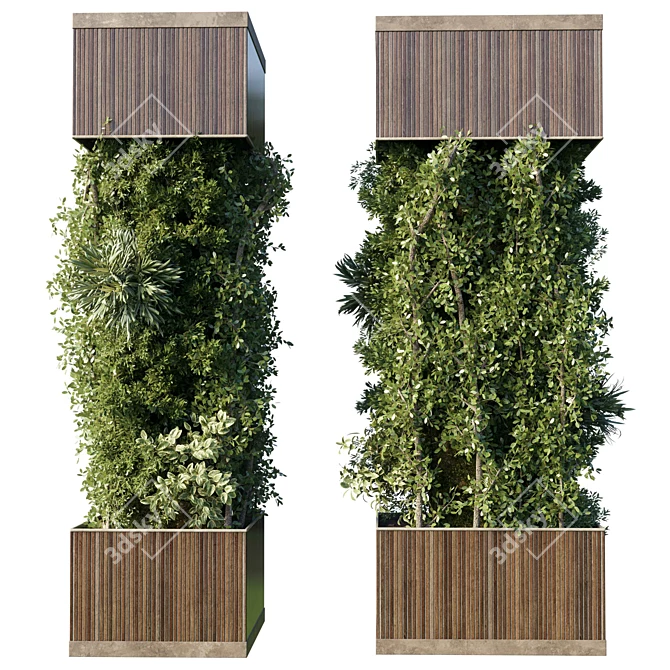 Column Garden Ivy - 10 3D model image 2