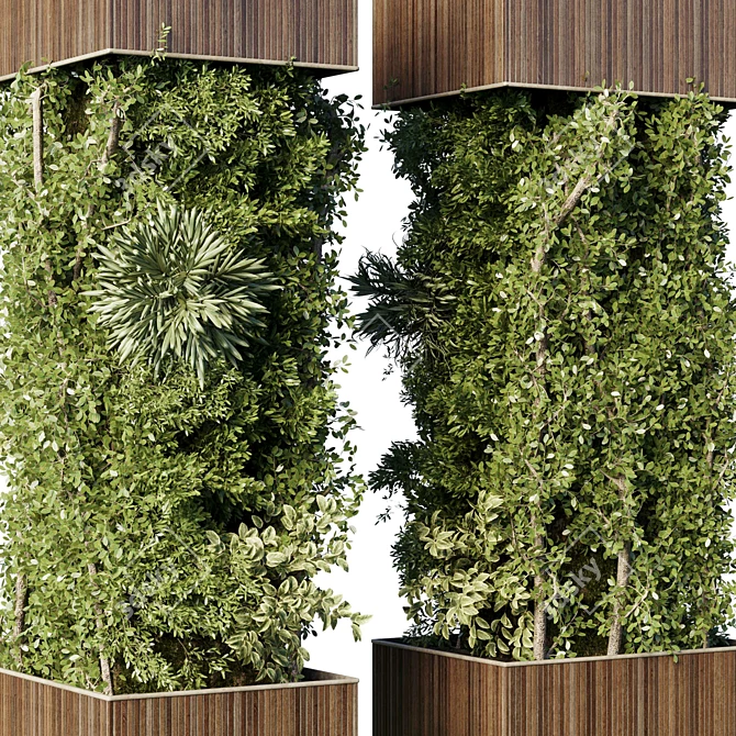 Column Garden Ivy - 10 3D model image 3