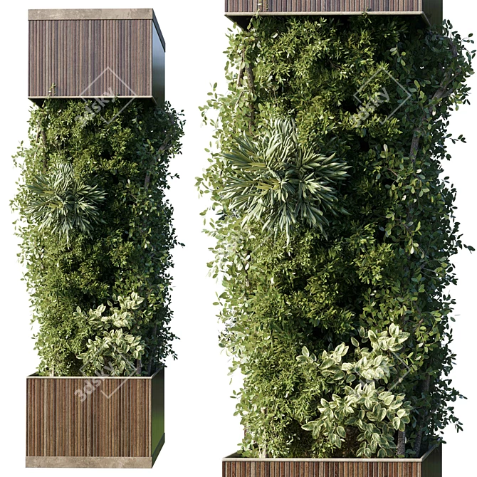 Column Garden Ivy - 10 3D model image 4