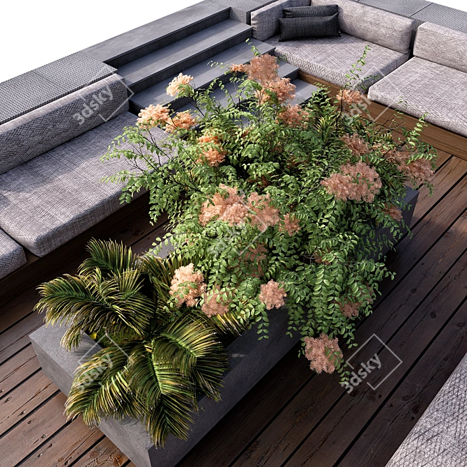  Landscape Seating Area No11 3D model image 7