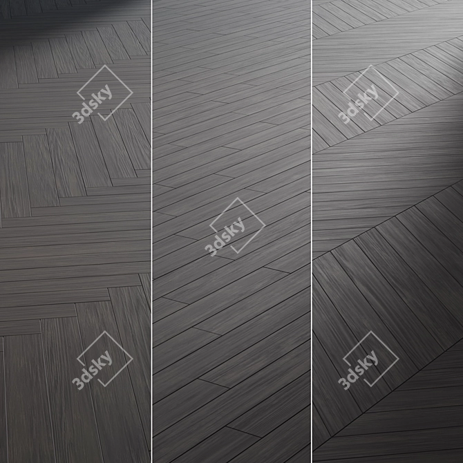 Modular Parquet Board Assortment 3D model image 3