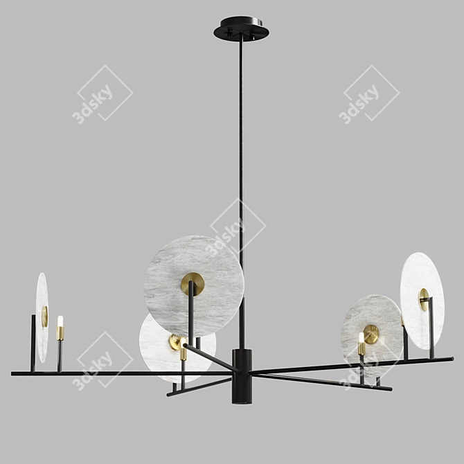 Modern Minimalist ERTO Pendant Light 3D model image 2