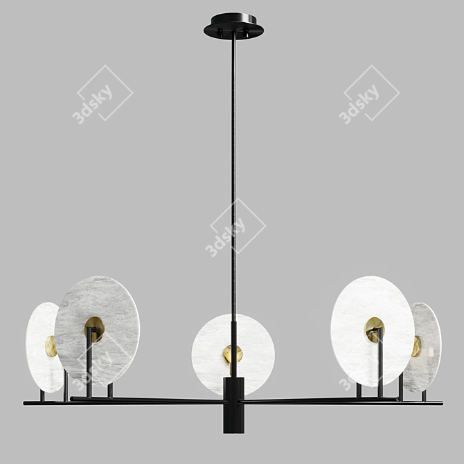 Modern Minimalist ERTO Pendant Light 3D model image 3