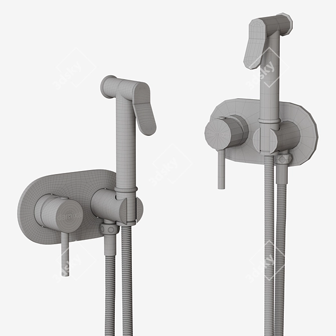 Damixa Option 214000000 Hygienic Shower 3D model image 5