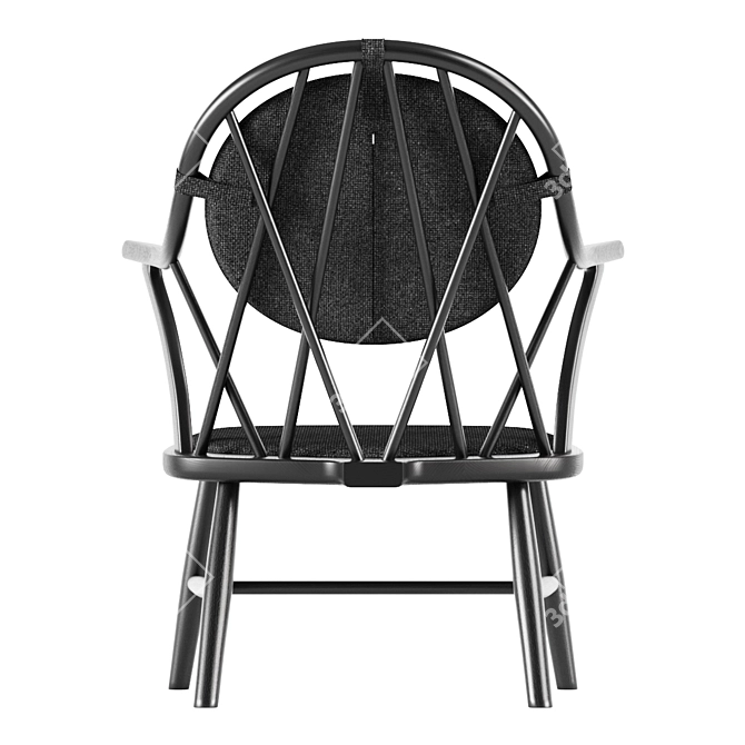 Diamond Back Chair by Drill Design 3D model image 4