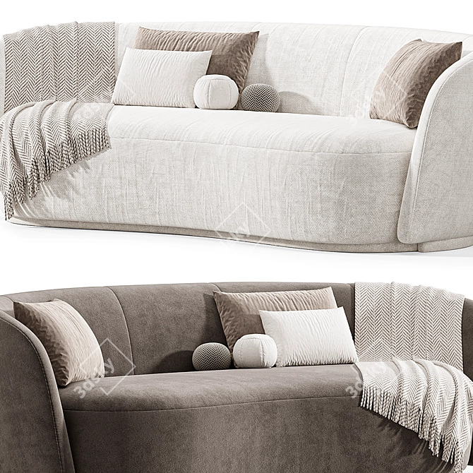 Modern Copenhagen Sofa by Idealbeds 3D model image 4