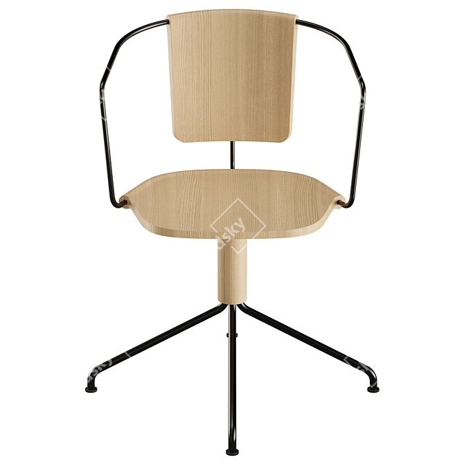 UNCINO B Chair by Mattiazzi 3D model image 6