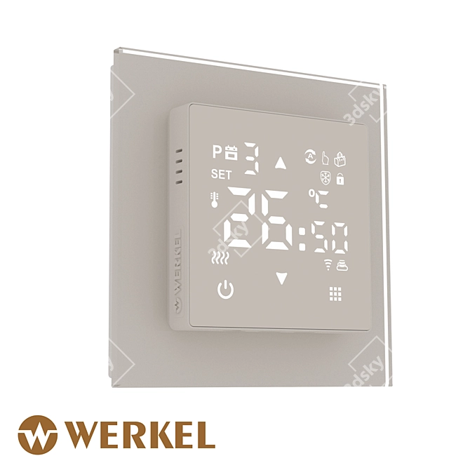 Werkel Smart WiFi Floor Heating Thermostat 3D model image 1