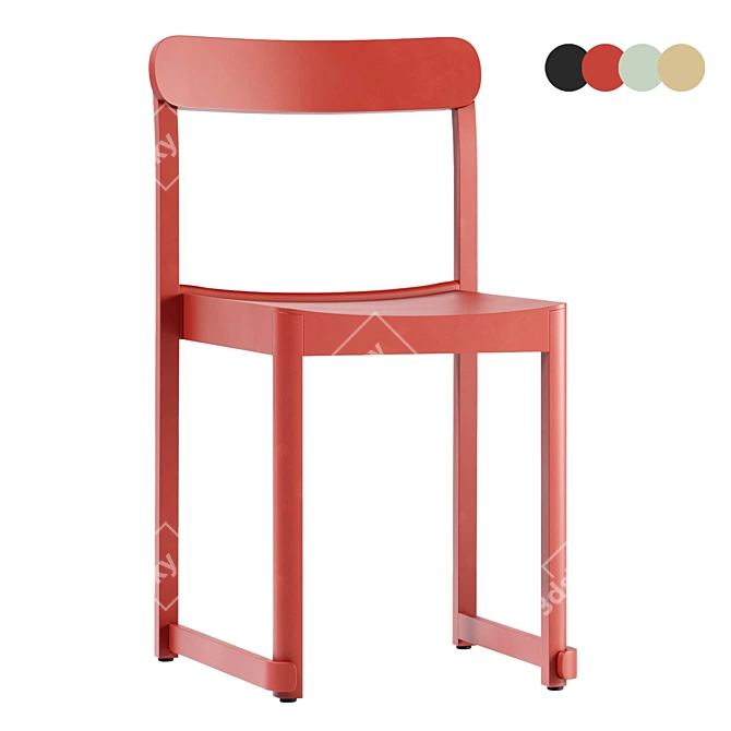 Artek TAF Studio Atelier Chair 3D model image 1