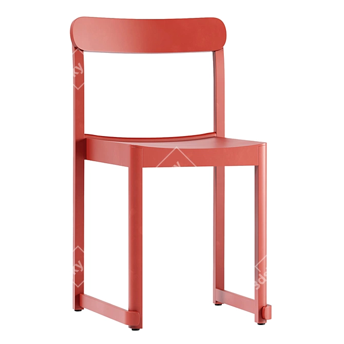 Artek TAF Studio Atelier Chair 3D model image 9