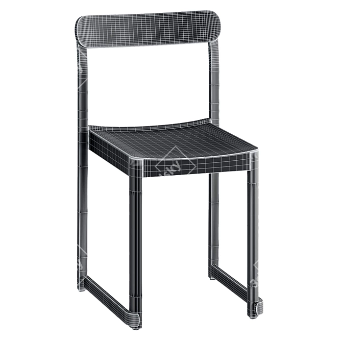 Artek TAF Studio Atelier Chair 3D model image 13