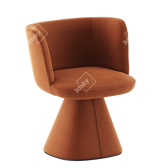 Flair O' Chairs: Italian Elegance 3D model image 3