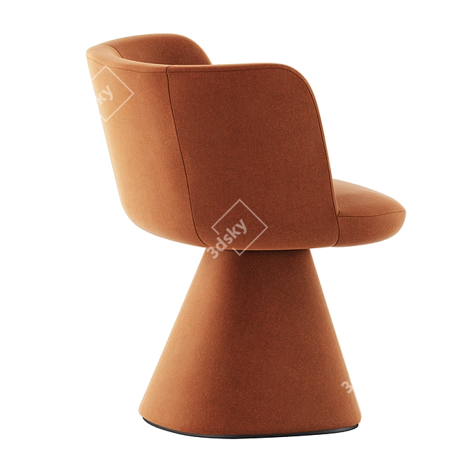 Flair O' Chairs: Italian Elegance 3D model image 4