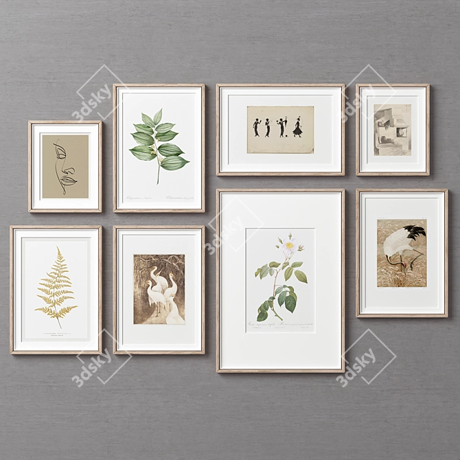 Variety Frames Set for Renders 3D model image 8