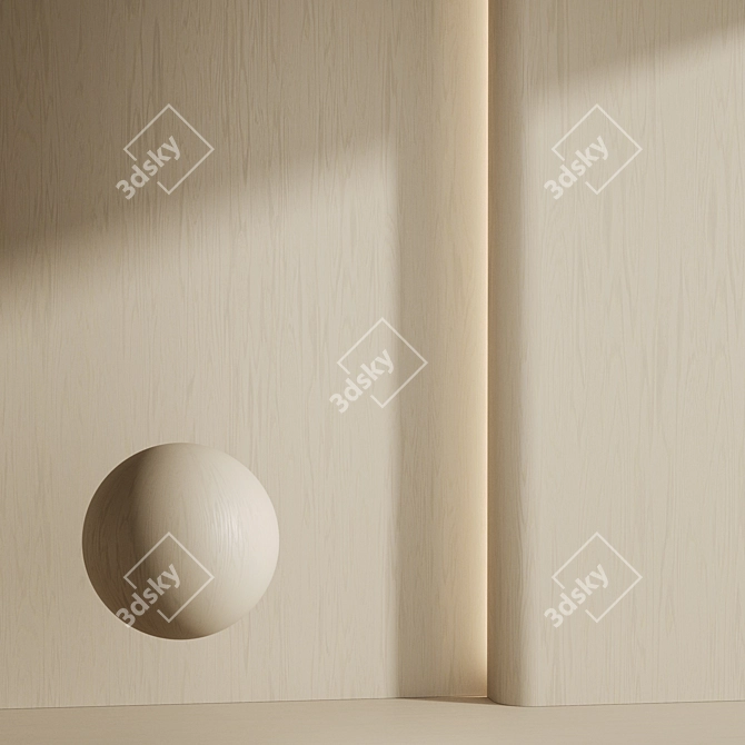 Premium Wood Veneer Material Set 3D model image 3