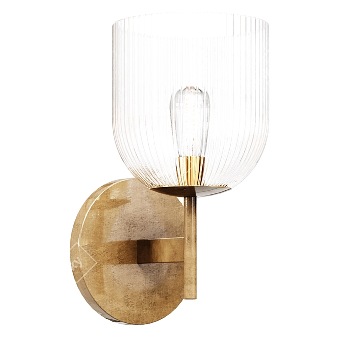 Cooper Wall Sconce Cloche 3D model image 1