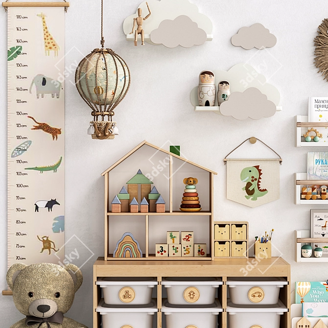 Children's Decor & Furniture Pack 3D model image 3